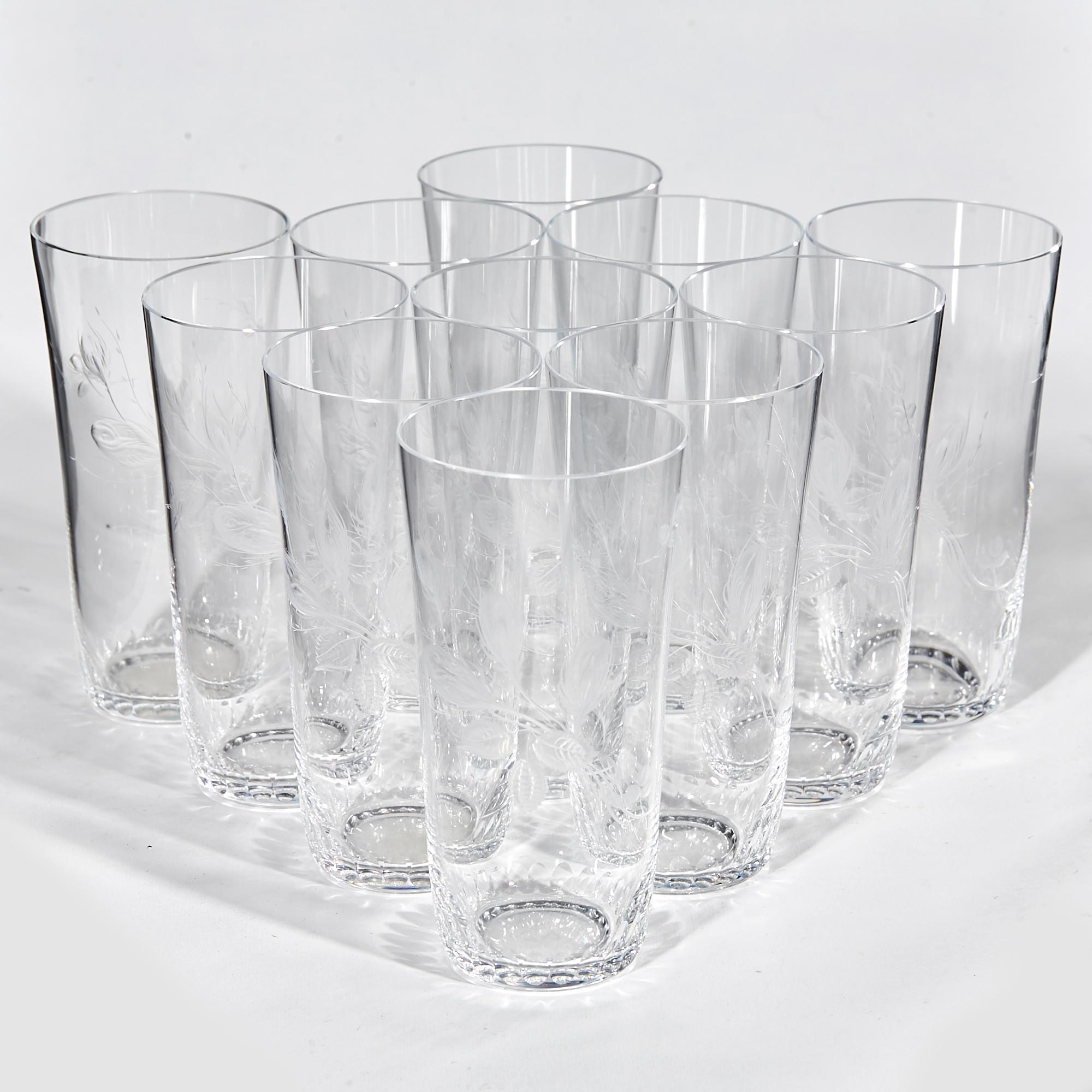 Vintage set of 11 Rosenthal Glass 