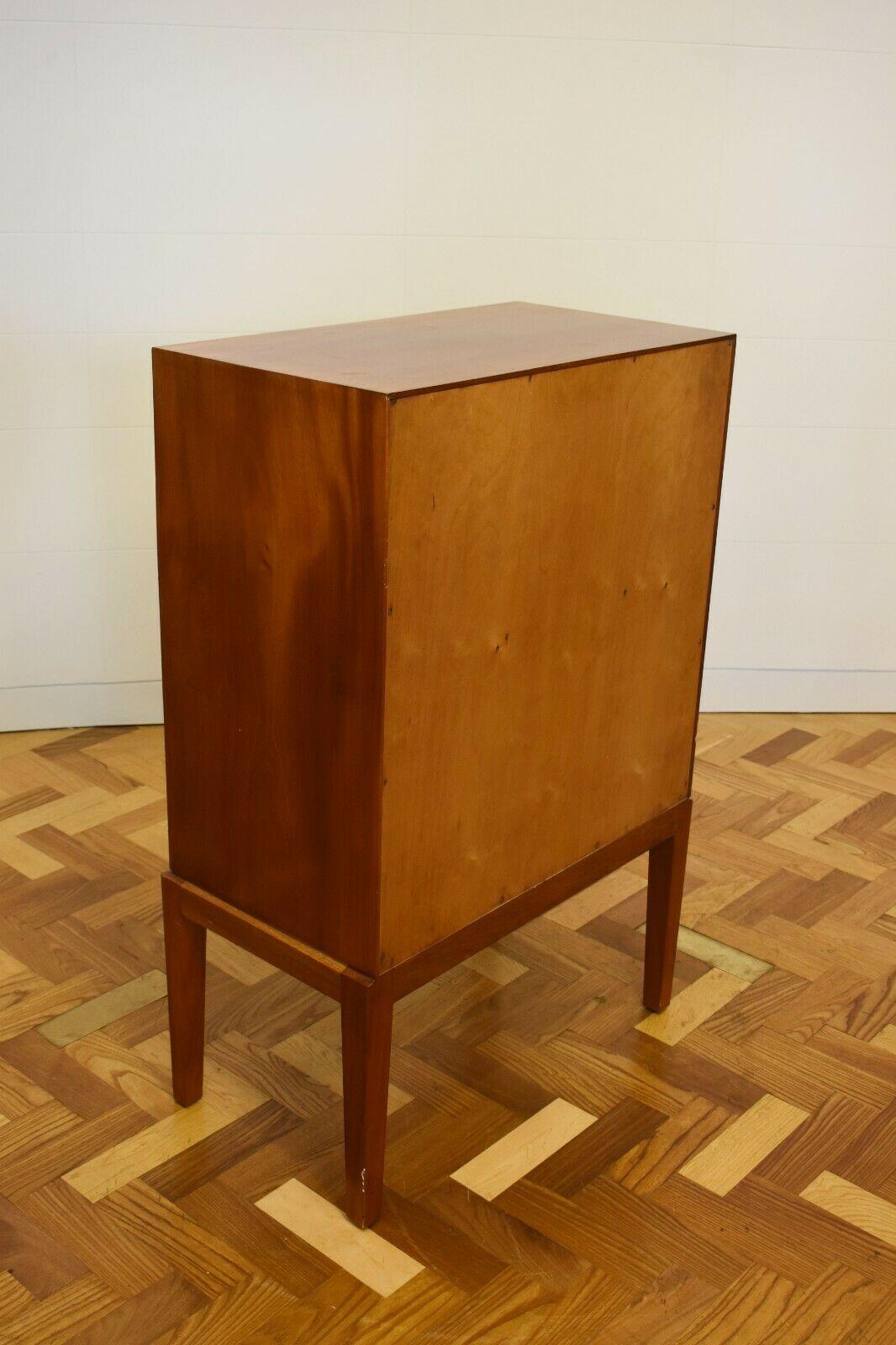 20th Century 1960s Rosewood and Walnut Record Cabinet