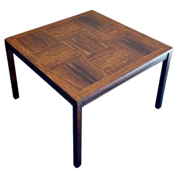 Mesa auxiliar de café de palisandro de los años 60