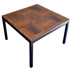 Table de chevet en bois de rose des années 1960