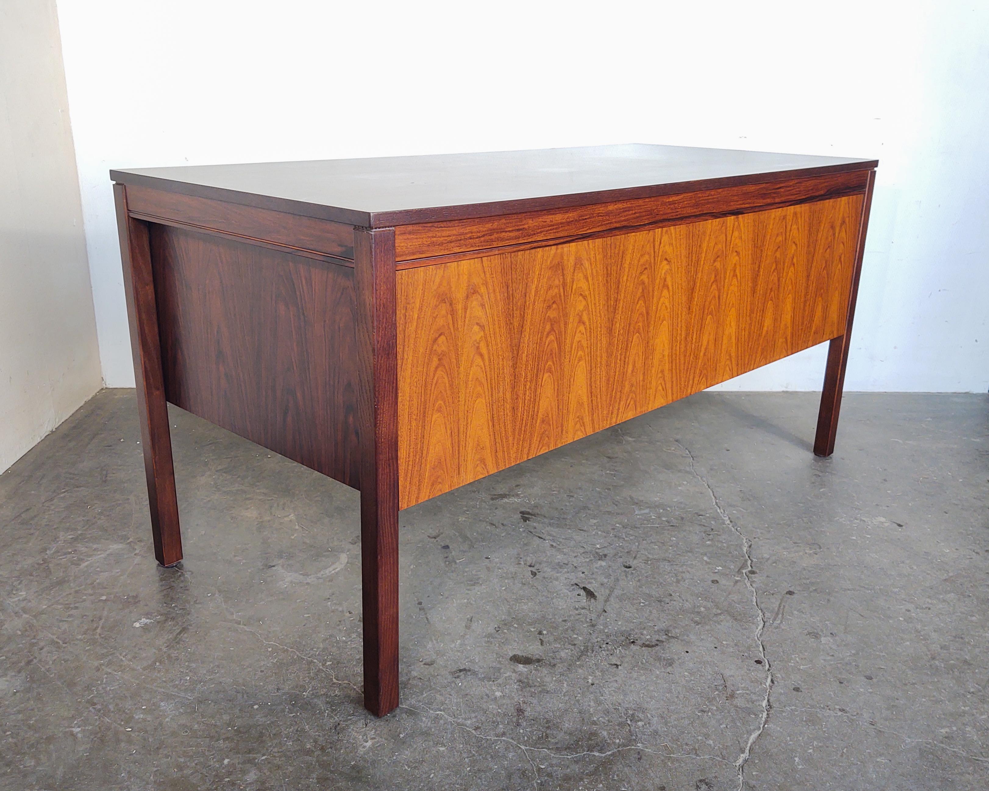 1960s Rosewood Desk with Checkered Top by PS Heggen of Norway 3