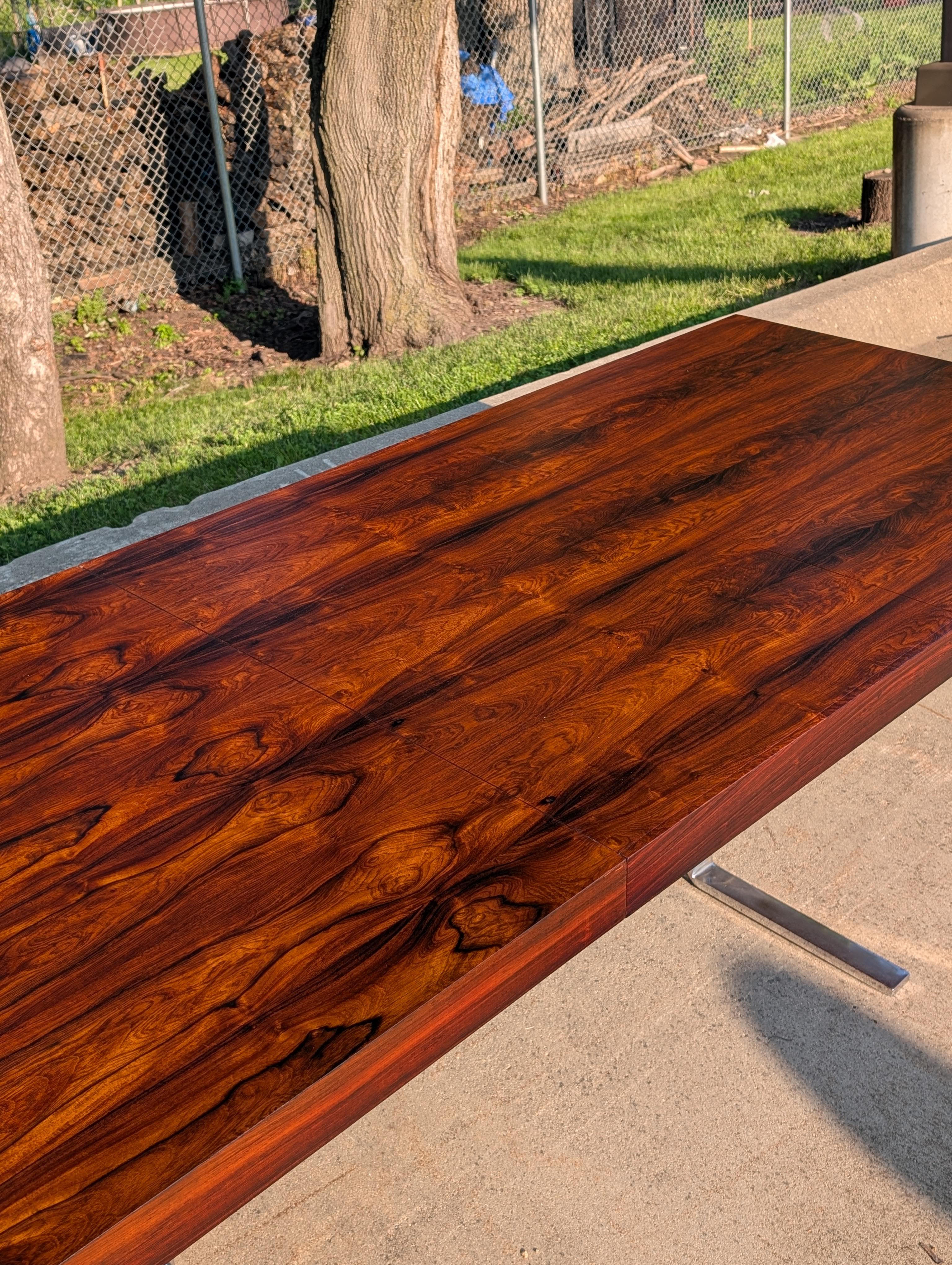 Table de salle à manger en palissandre des années 1960 par Poul Norreklit pour Georg Petersens en vente 12