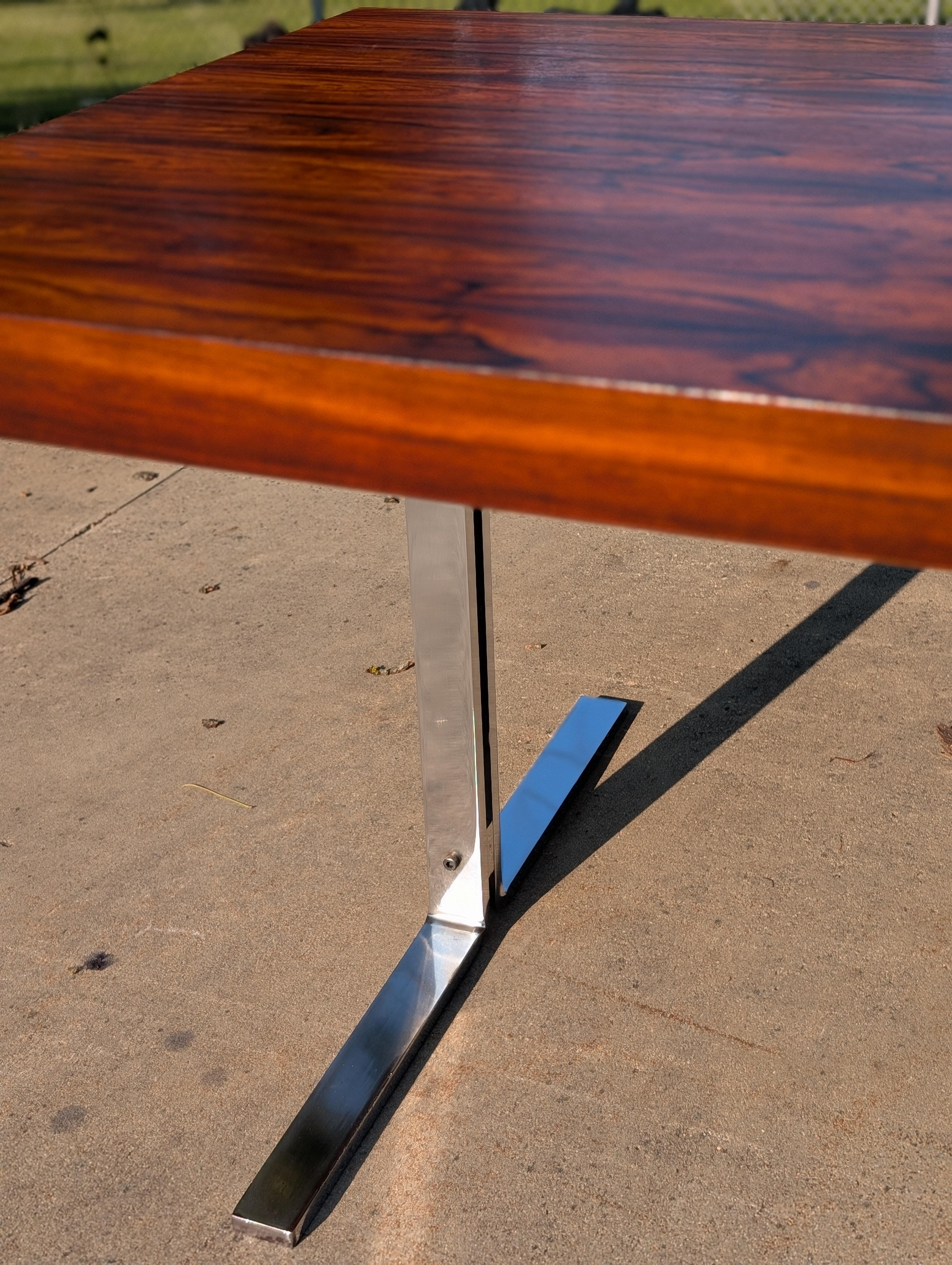 Table de salle à manger en palissandre des années 1960 par Poul Norreklit pour Georg Petersens en vente 1