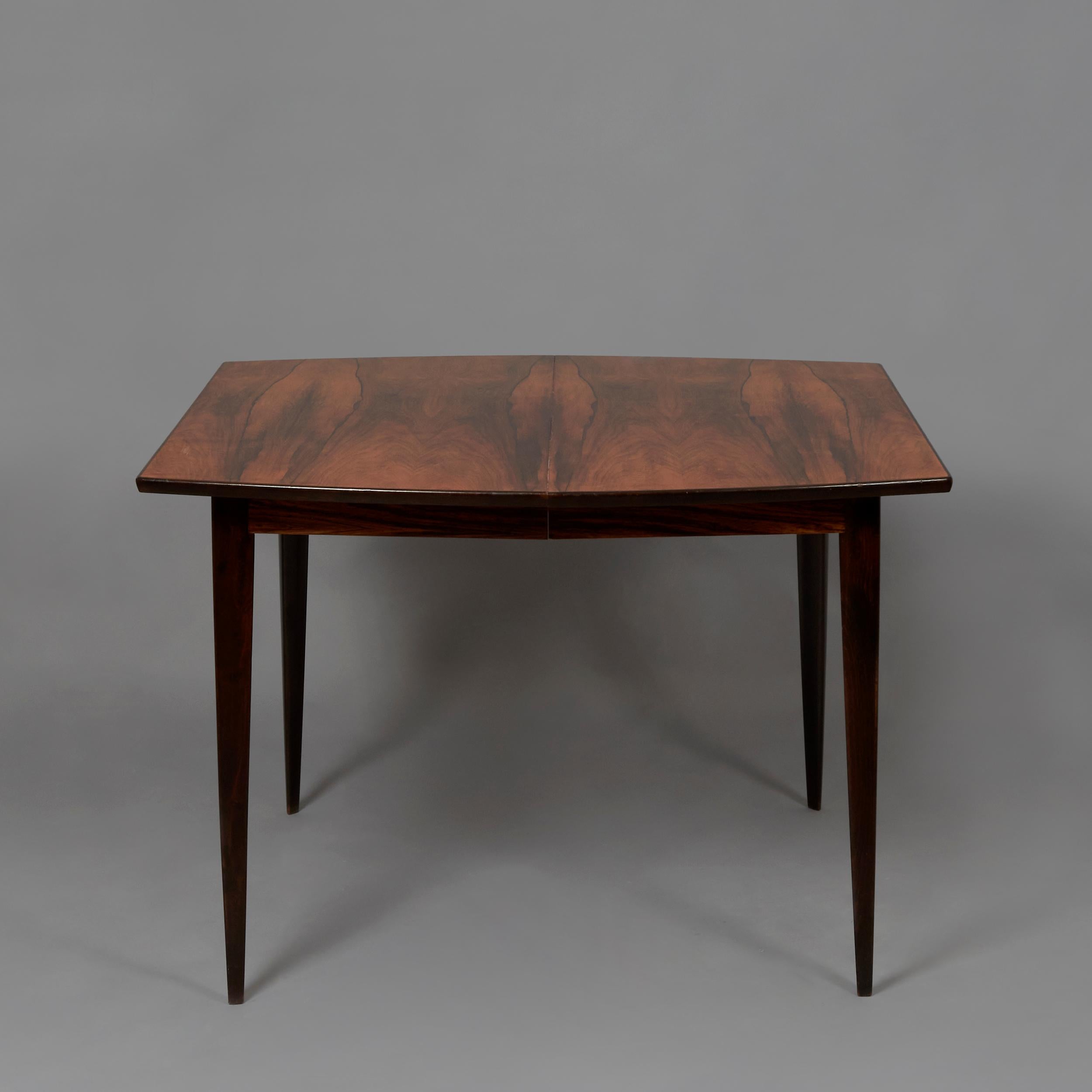 Swedish 1960s, Rosewood Extensible Dining Table For Sale
