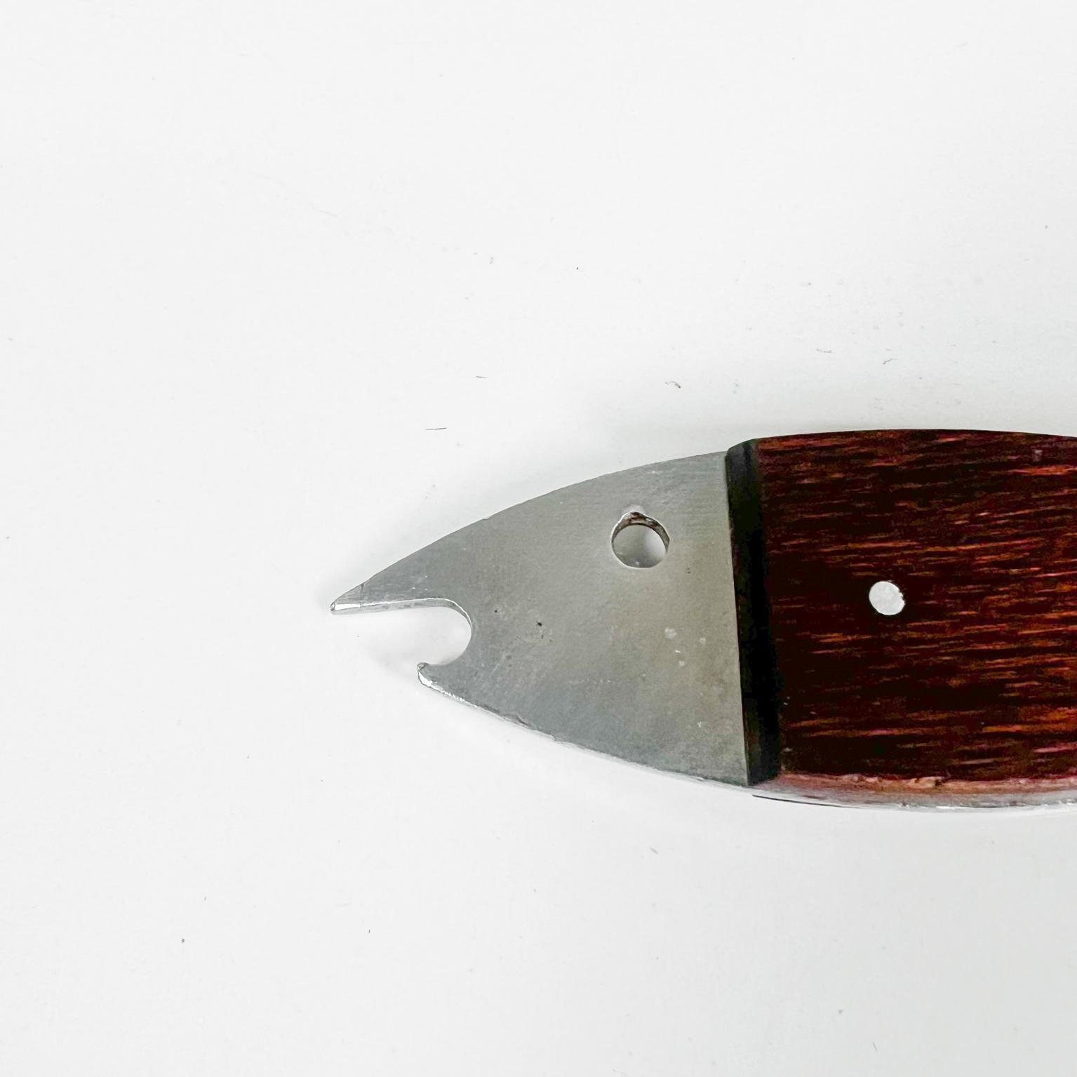 1960s Rosewood Fish Bottle Opener Style of Carl Auböck 1