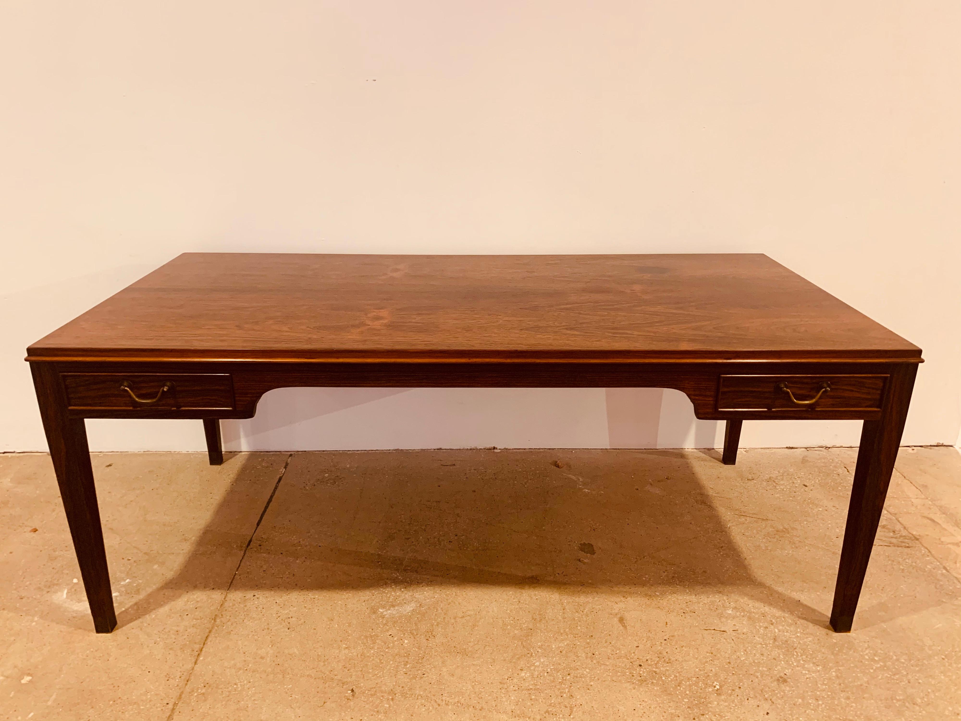 1960s Rosewood Frits Henningsen Danish Coffee Table For Sale 11