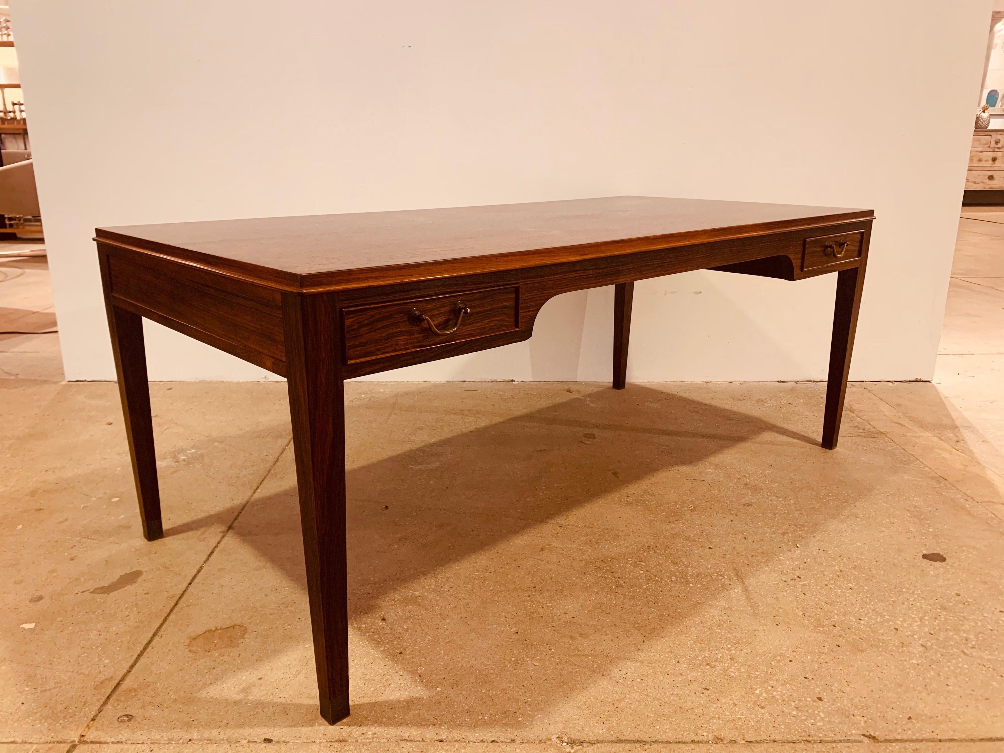 Mid-Century Modern 1960s Rosewood Frits Henningsen Danish Coffee Table For Sale