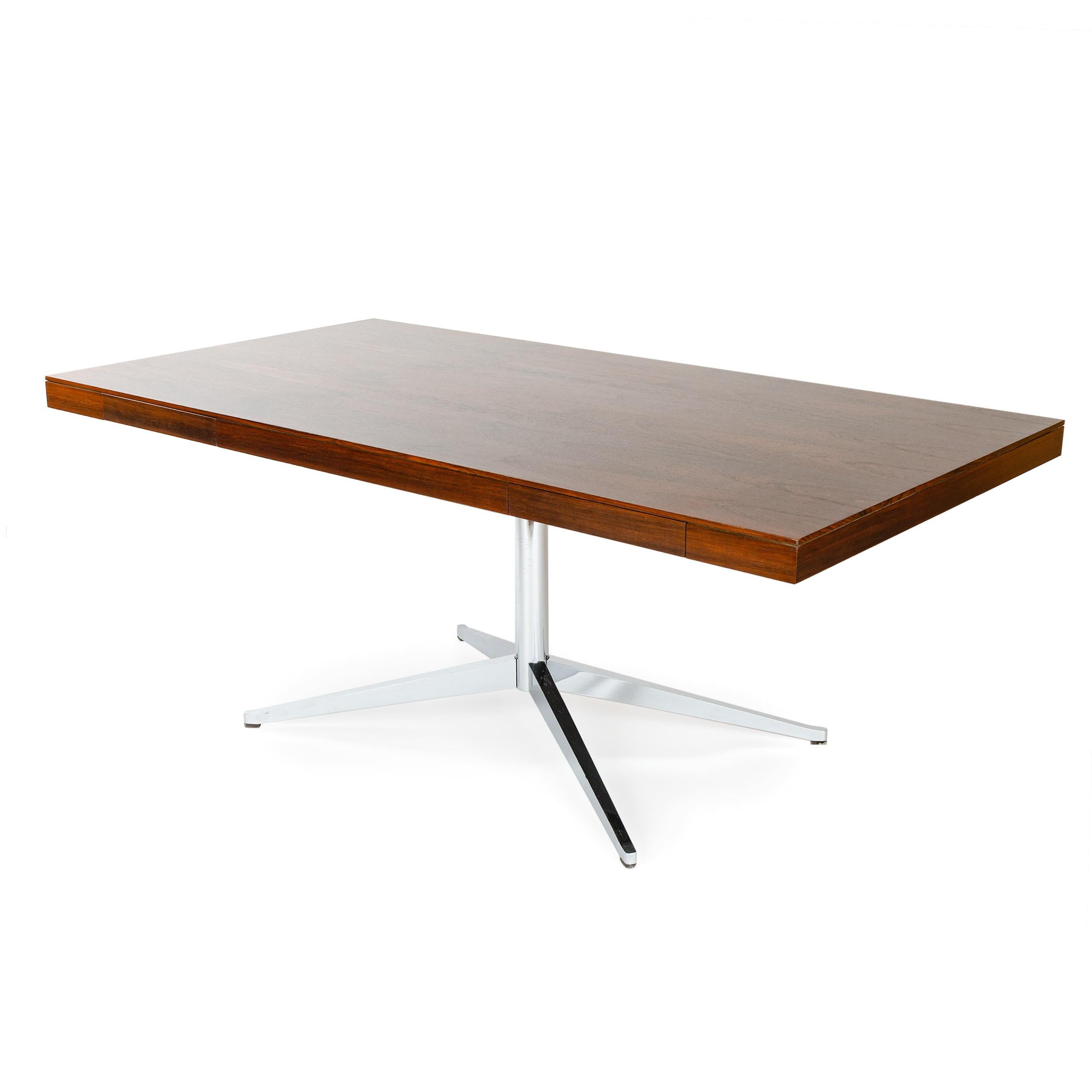 Mid-Century Modern 1960s Rosewood Partners Desk by Florence Knoll