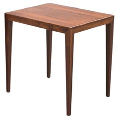 Tavolino in palissandro del 1960 di Severin Hansen per Haslev Møbelsnedker