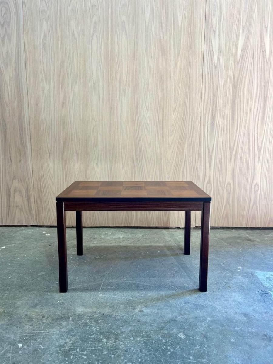 1960’s Rosewood Side Table In Excellent Condition In Victoria, BC