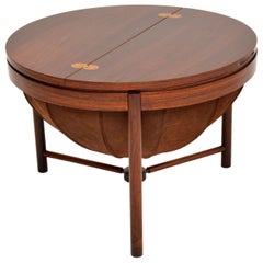 1960s Rosewood ‘Syklus’ Sewing Table by Rastad & Relling