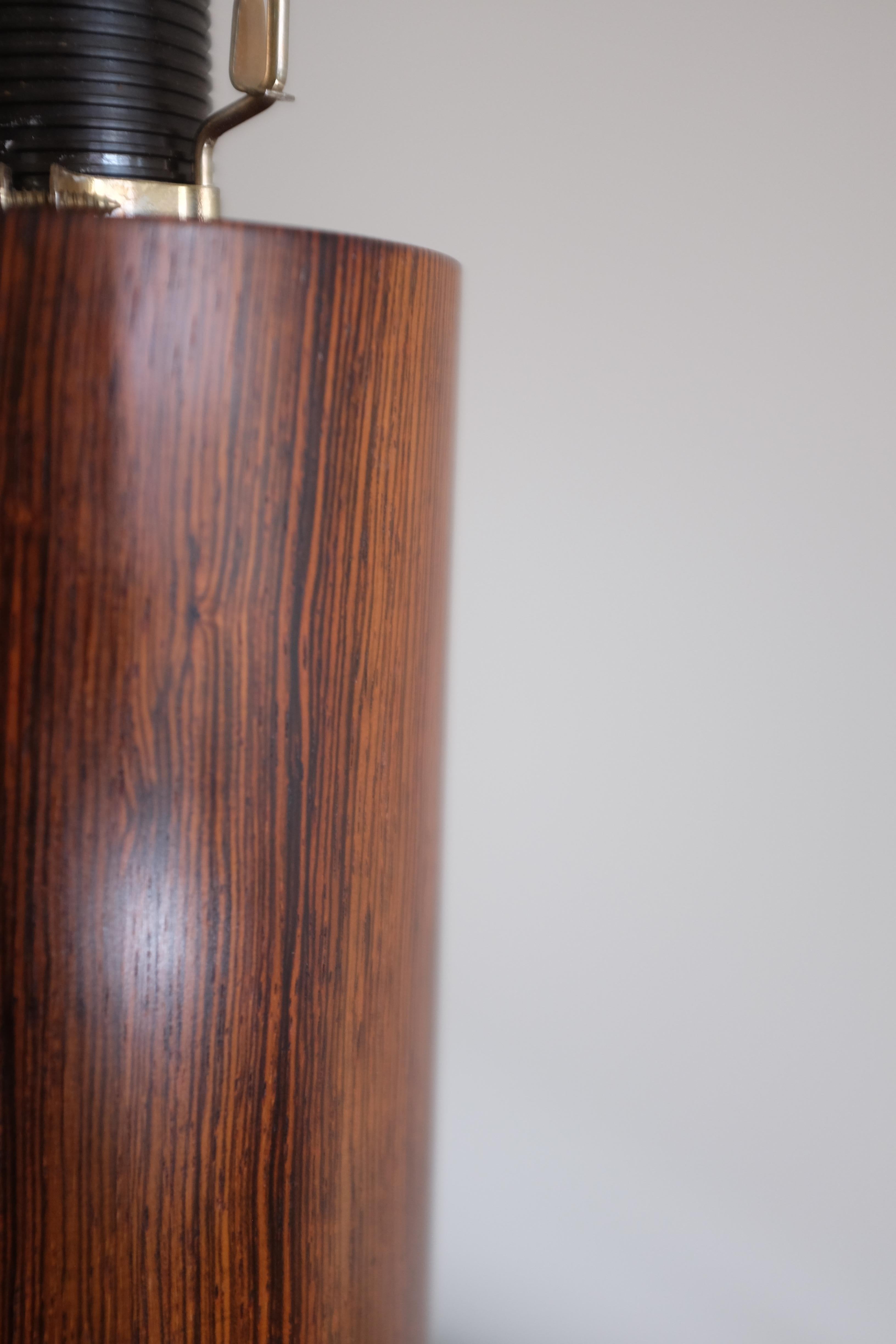 Mid-Century Modern 1960s Rosewood table lamp by Luxus For Sale