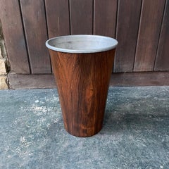 Porte-poubelles Rainbow Martin Aberg des années 1960 en bois de rose + manches en aluminium