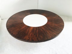 table basse rotative en bois de rose des années 1960 par Milo Baughman pour Thayer Coggin