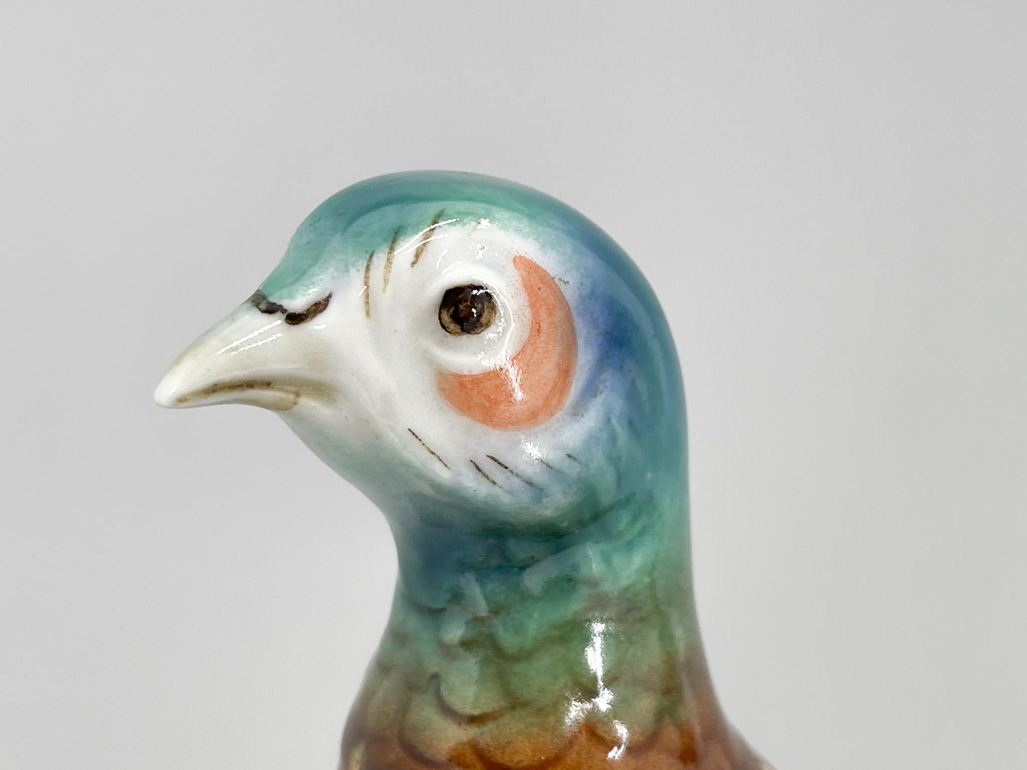 1960s Royal Dux Porcelain Pheasant Sculpture, Czechoslovakia For Sale 4