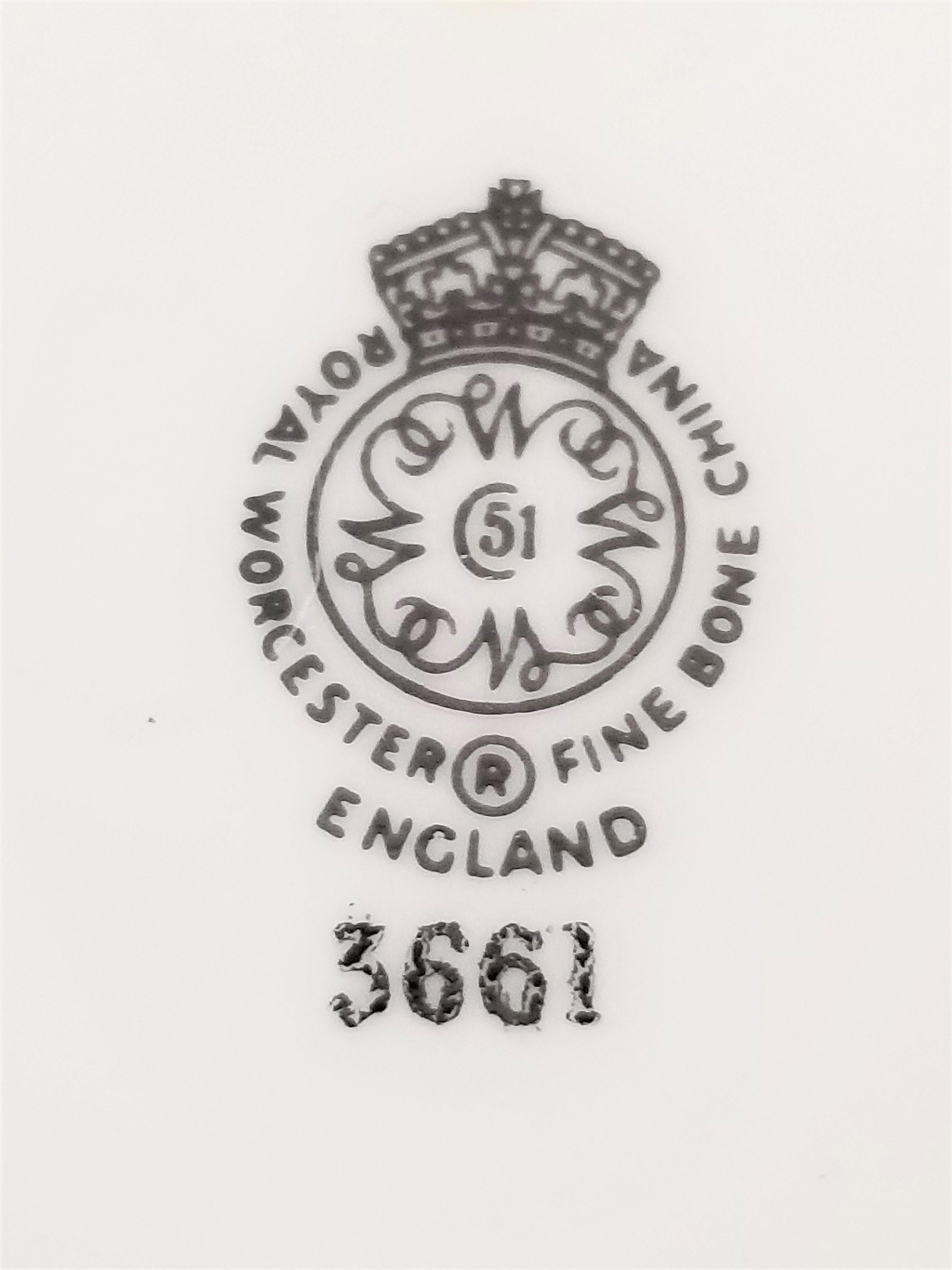 1960s Royal Worcester, England Candleholders  9