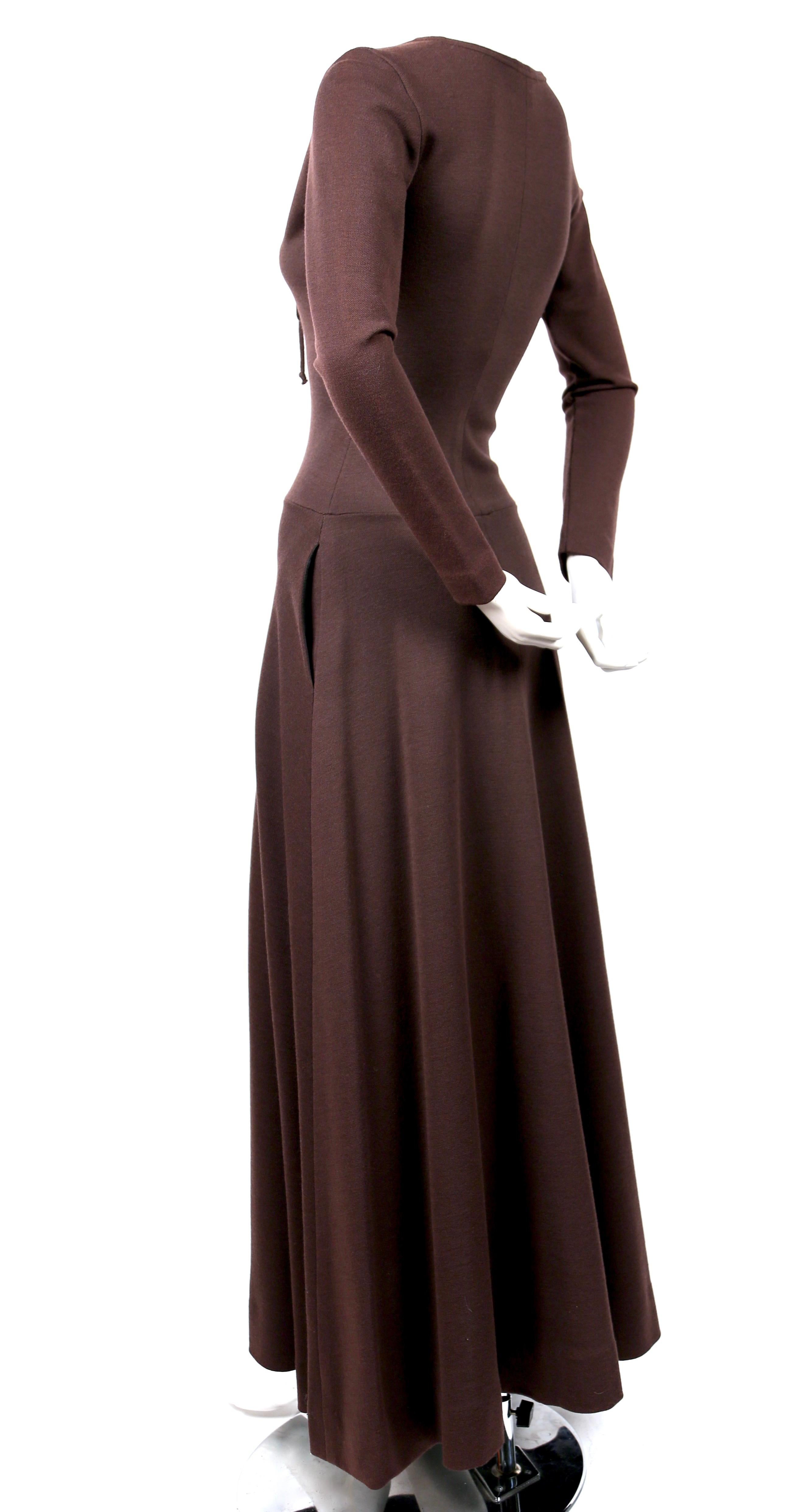 Women's or Men's 1960's RUDI GERNREICH dress with plunging neckline For Sale