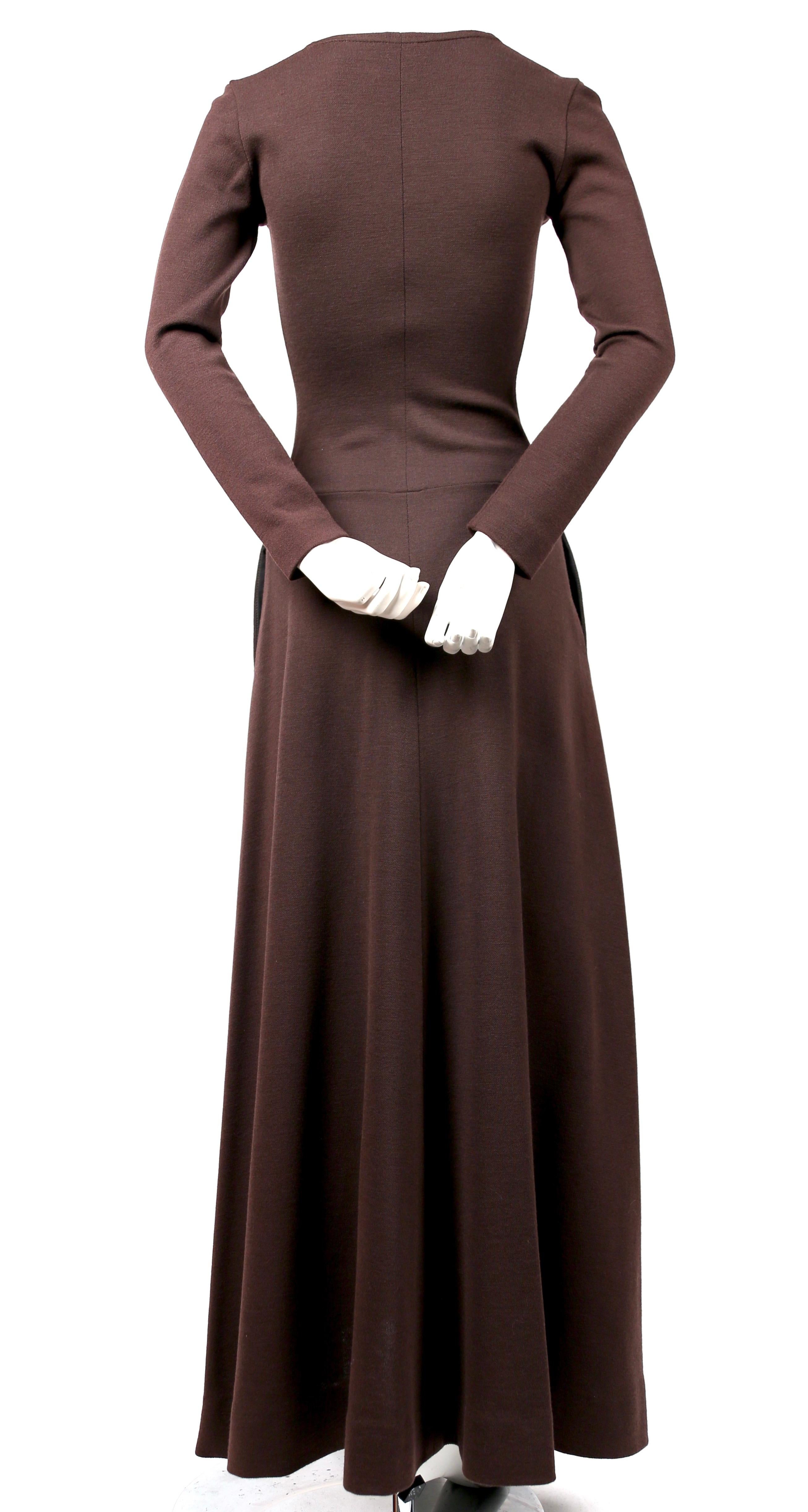 1960's RUDI GERNREICH dress with plunging neckline For Sale 1