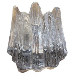 Bougeoir votif en verre d'art suédois Rune Strand pour Nybro, années 1960