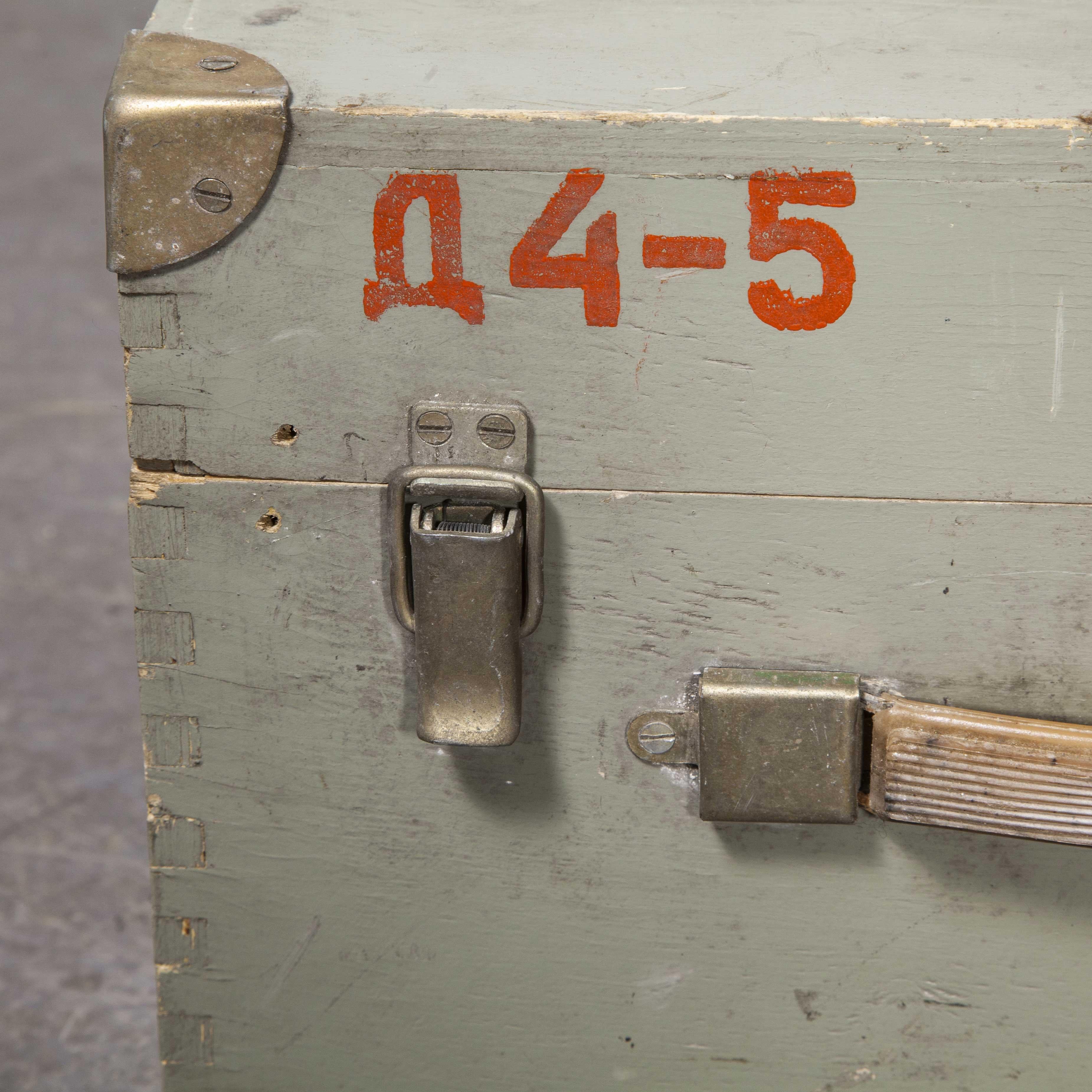 1960s Russian industrial equipment box (Model 256.6). We bought a good volume of these great industrial boxes and have been matched some up in sets but this listing is for the single box. Good for all sorts of uses, storage, display or stacked up as