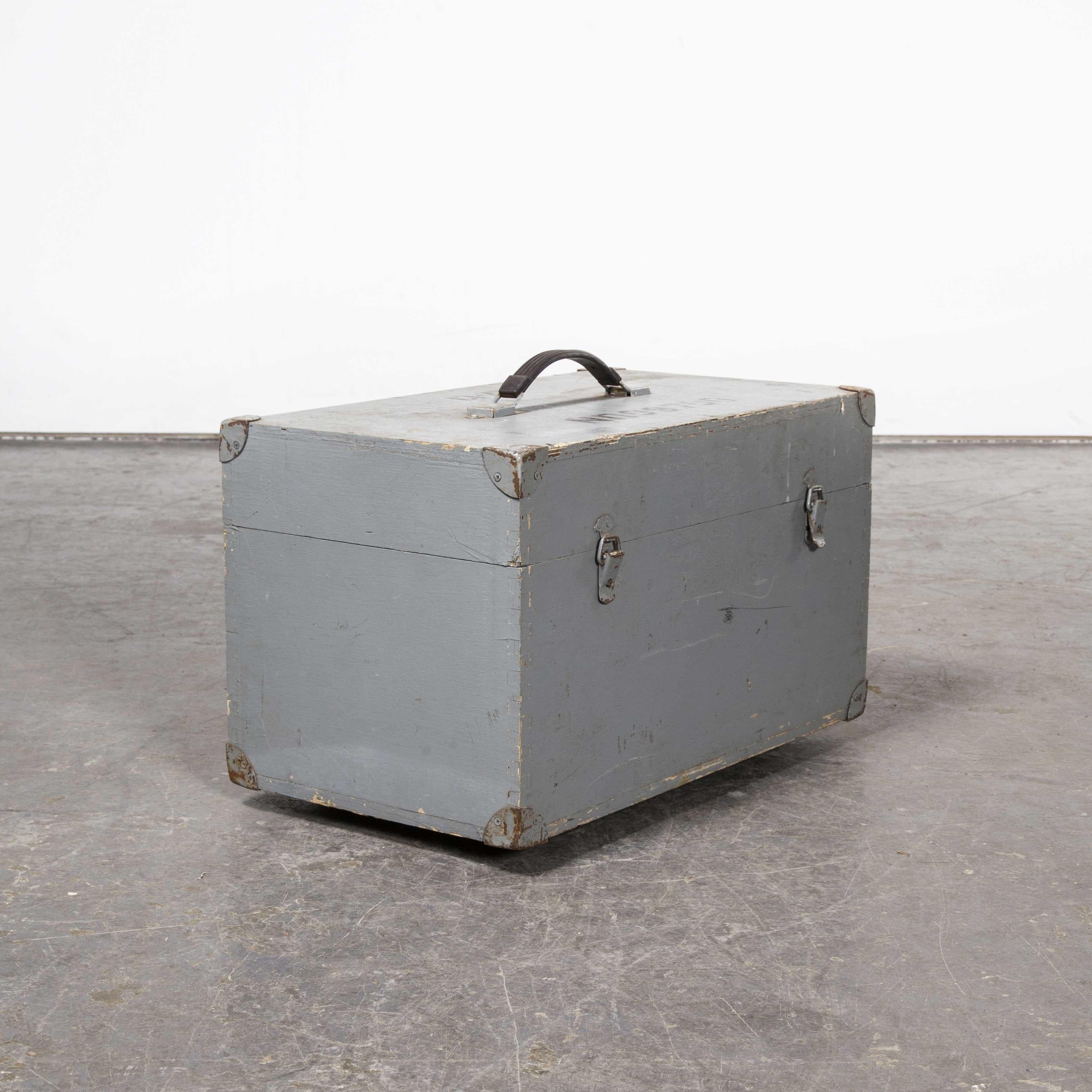 1960s Russian Industrial Equipment Box, Side Table, 'Model 256.7' For Sale 1