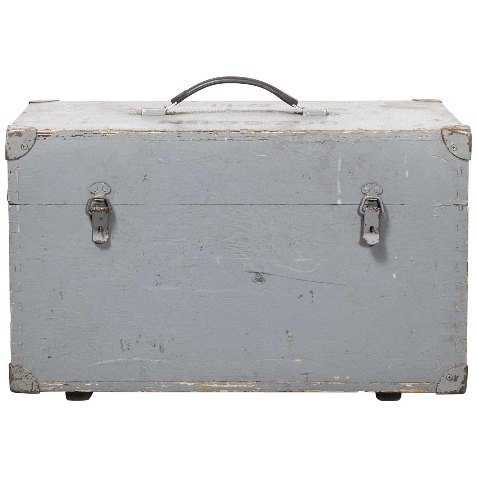 1960s Russian Industrial Equipment Box, Side Table, 'Model 256.7' For Sale
