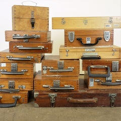 1960's Russian Industrial Scientific Equipment Boxes/Decorative Objects