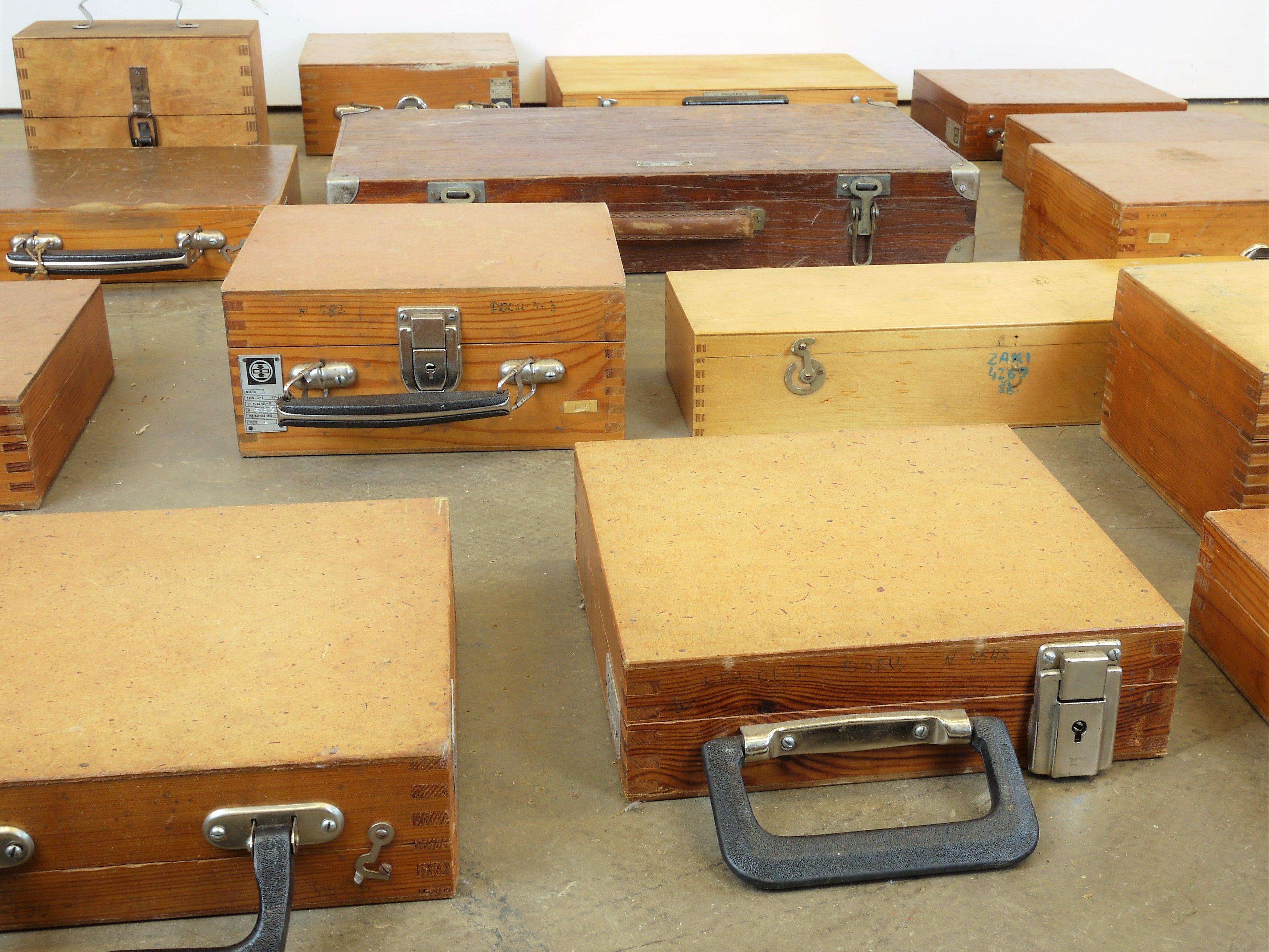 1960's Russian Industrial Scientific Equipment Boxes/Decorative Objects For Sale 1