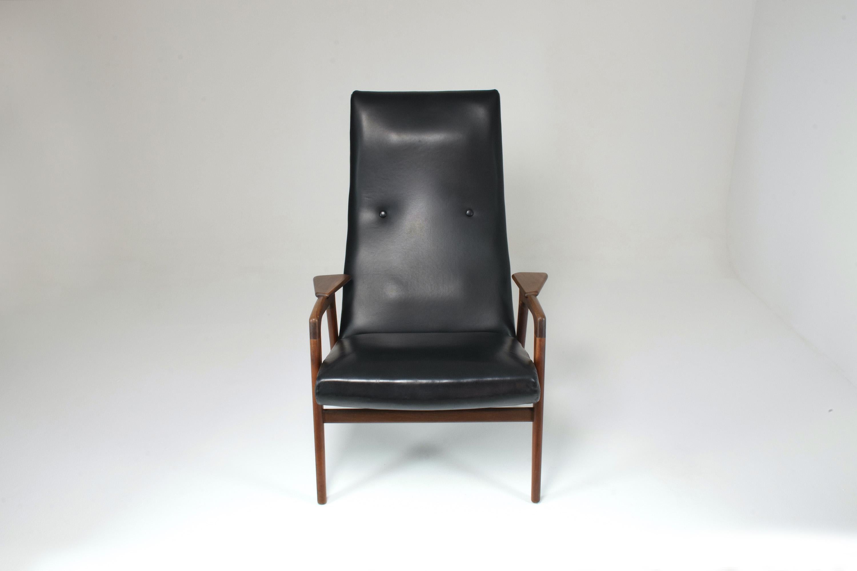 1960's Ruster Lounge Chair von Yngve Ekström für Pastoe (Skandinavische Moderne) im Angebot