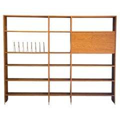 1960s RY Wall Unit (3 Modules) by Hans J Wegner for Ry Mobler in teak