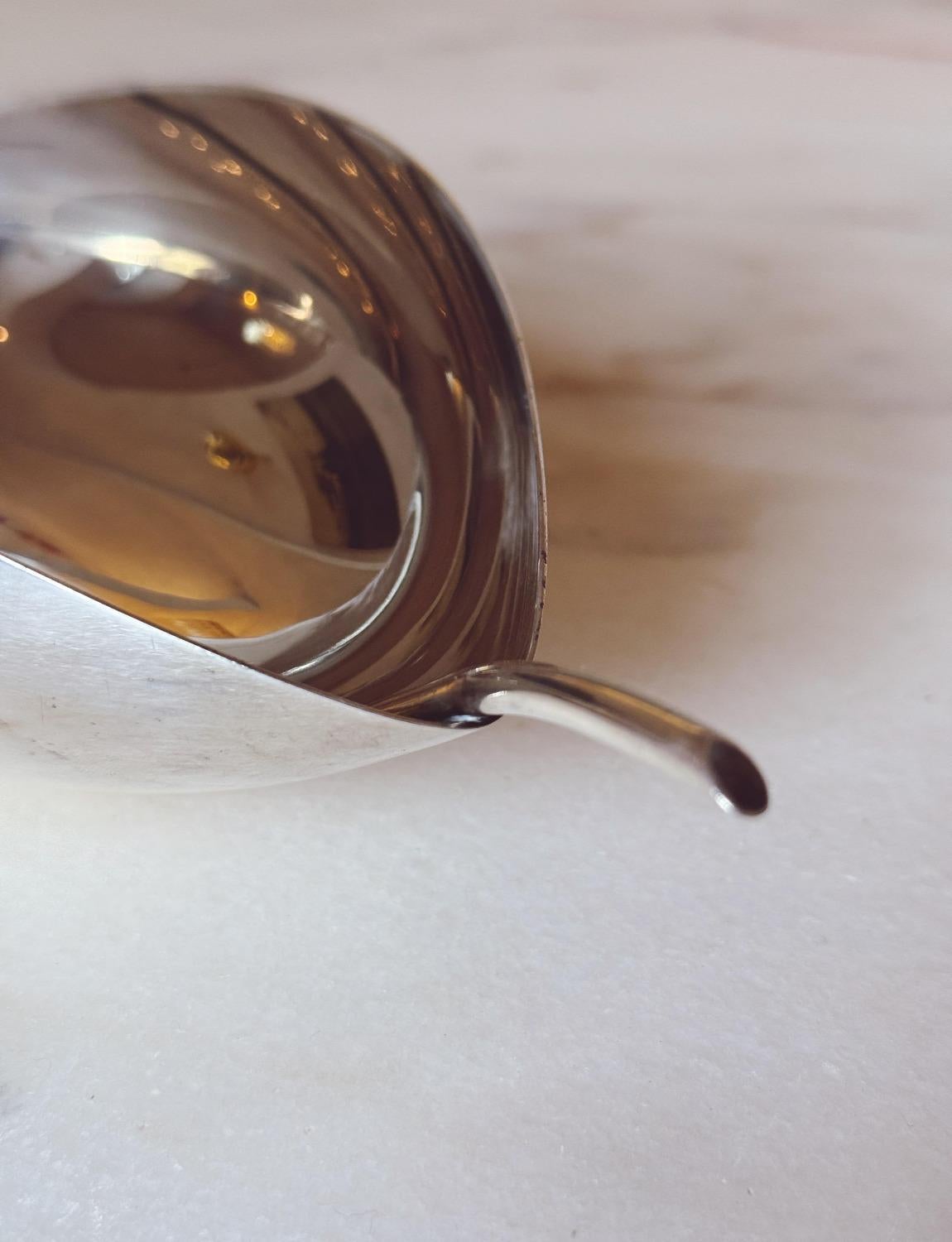 1960er Sabattini für Cristofle Blattsilberschale im Zustand „Gut“ im Angebot in Florence, Tuscany