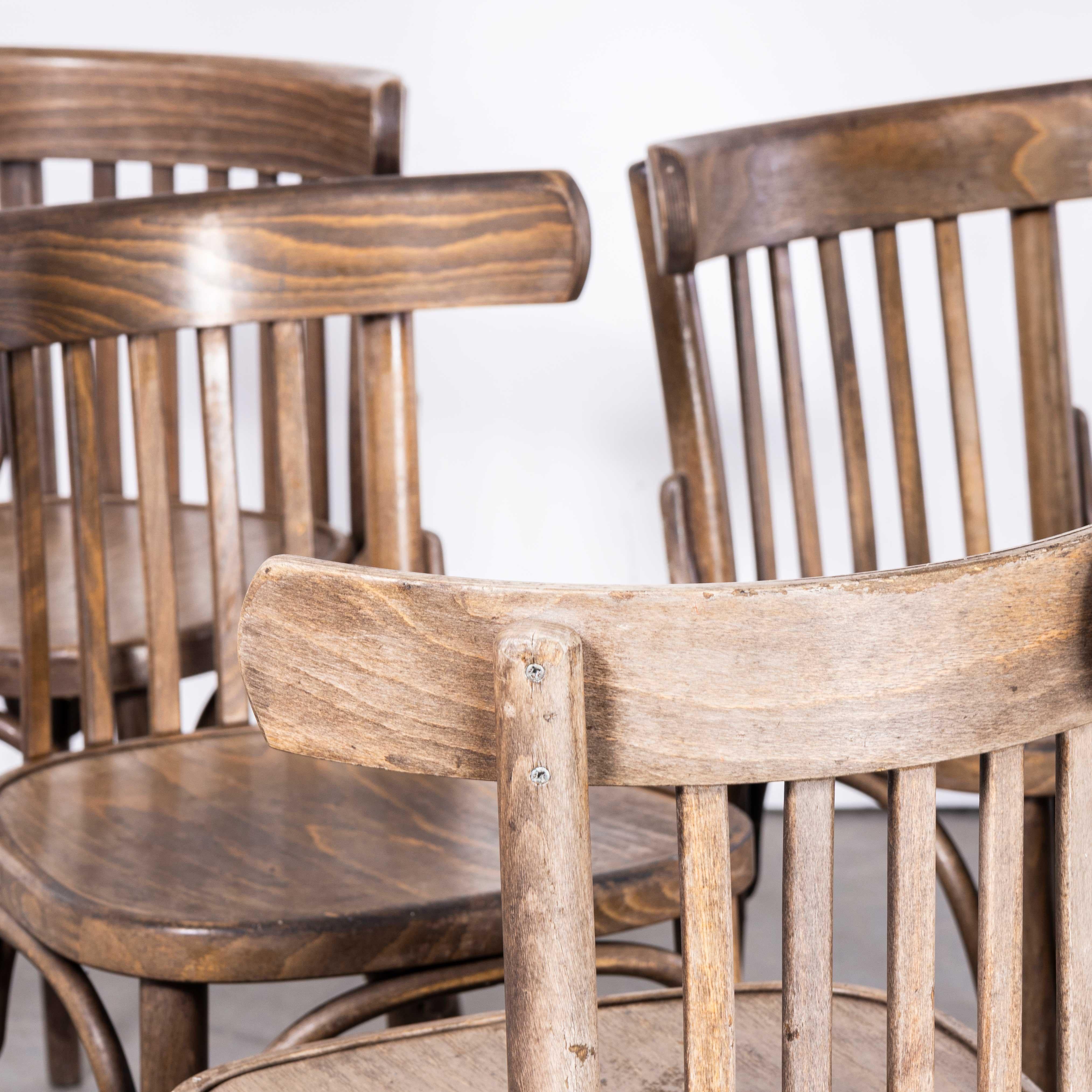 1960’s Saddle Back Bentwood Dining Chair – Set Of Thirteen For Sale 2