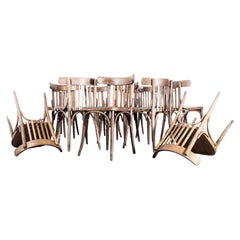 1960’s Saddle Back Bentwood Dining Chair – Set Of Thirteen