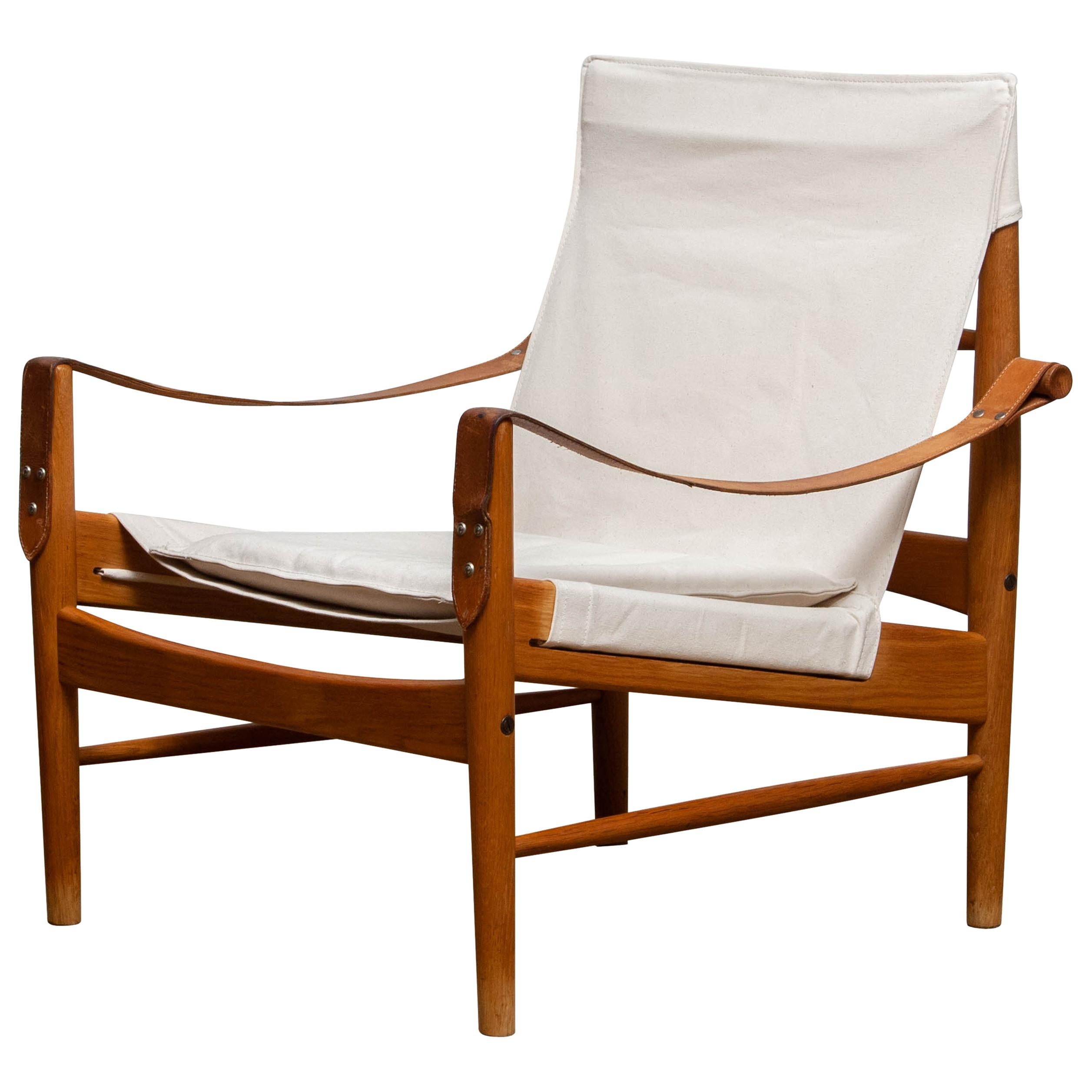 1960s, Safari Lounge Chair by Hans Olsen for Viska Möbler in Kinna, Sweden 1960s