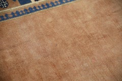 1960s Salmon & Blue Vintage Turkish Rug 4'9" x 5'11"