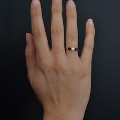 1960s Sapphire Cultured Pearl 18 Karat Rose Gold Ring