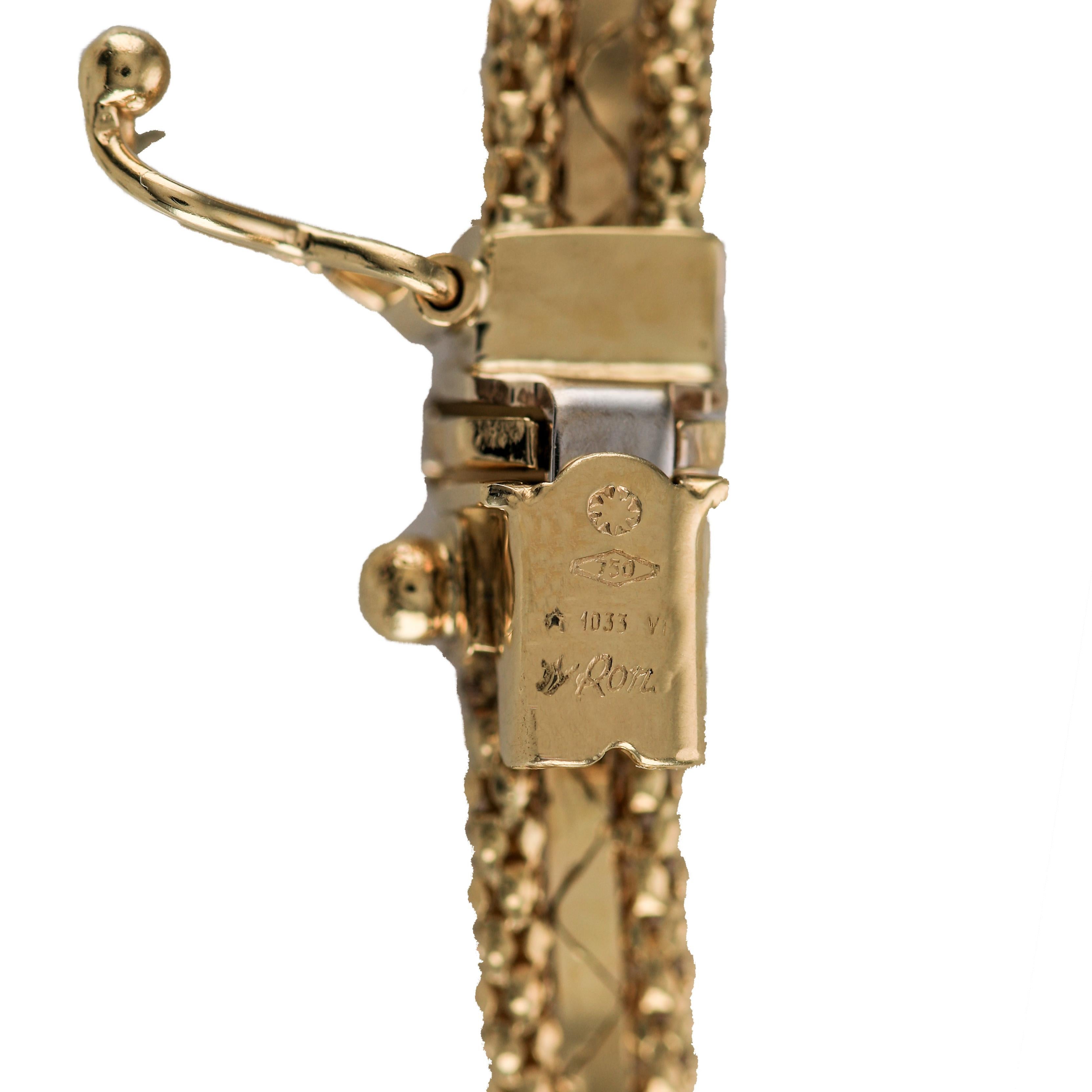 Collana a stella in oro con diamanti e zaffiri del 1960 In condizioni ottime in vendita a Great Neck, NY