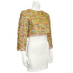 1960s Sarmi Gold Beaded Bolero