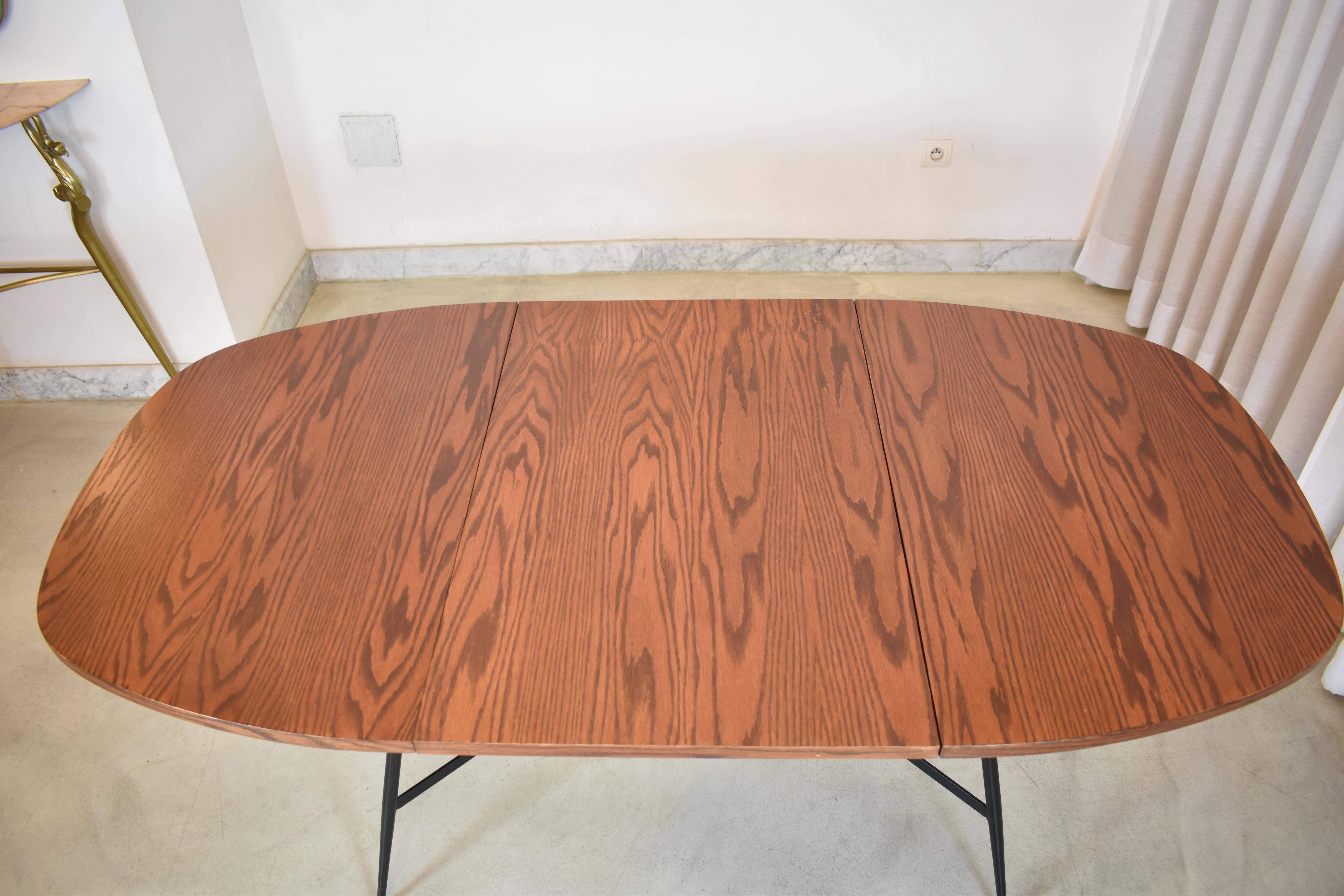 Table basse/de salle à manger scandinave réglable des années 1960 en vente 2