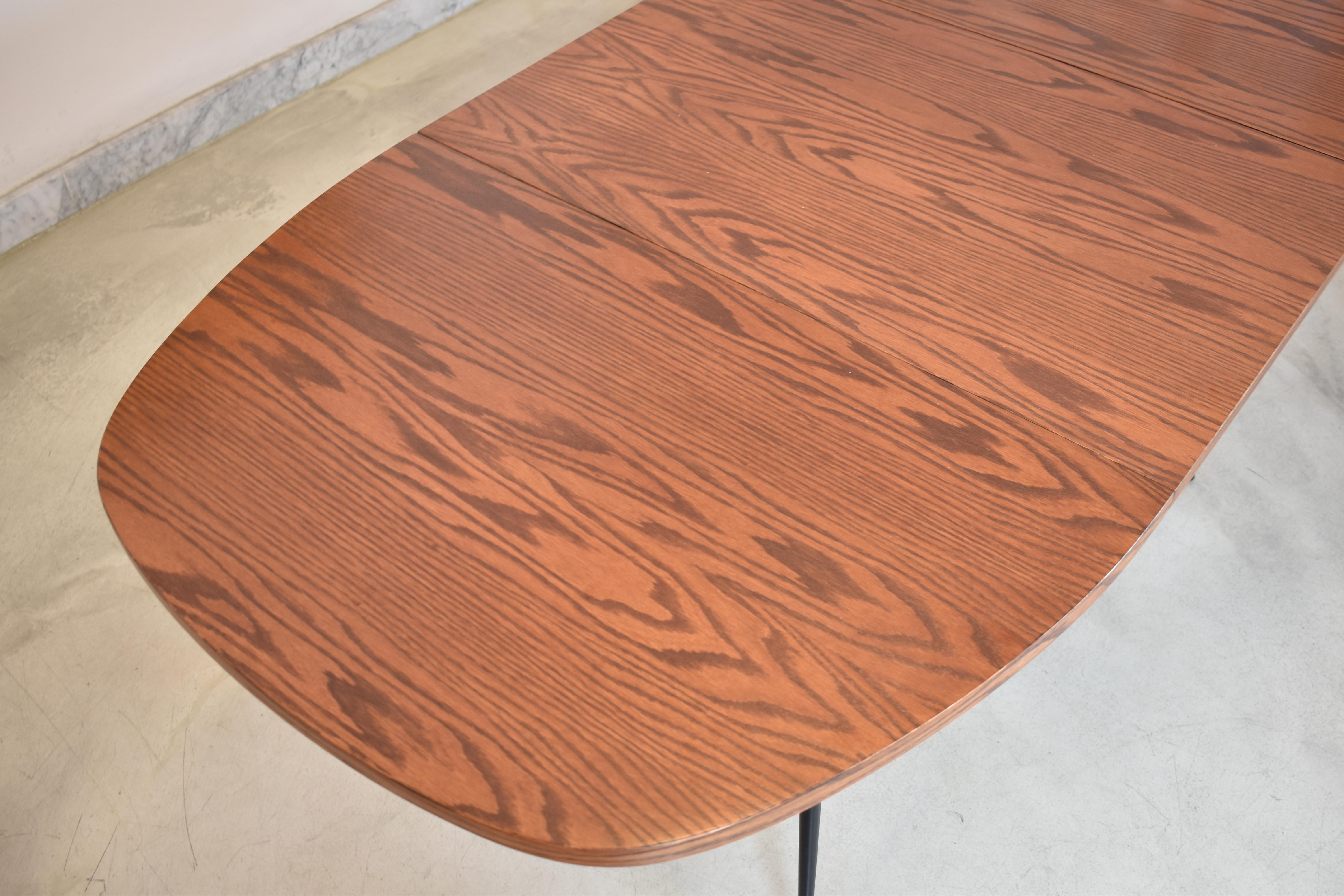 Acier Table basse/de salle à manger scandinave réglable des années 1960 en vente
