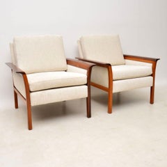 1960s Scandinavian Armchairs by Knut Saeter for Vatne Mobler