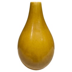 1960er Jahre Skandinavische Kunsttöpferei Senf Vase Rörstrand Schweden