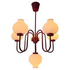 1960s Scandinavian Chandelier, Louis Poulsen Style