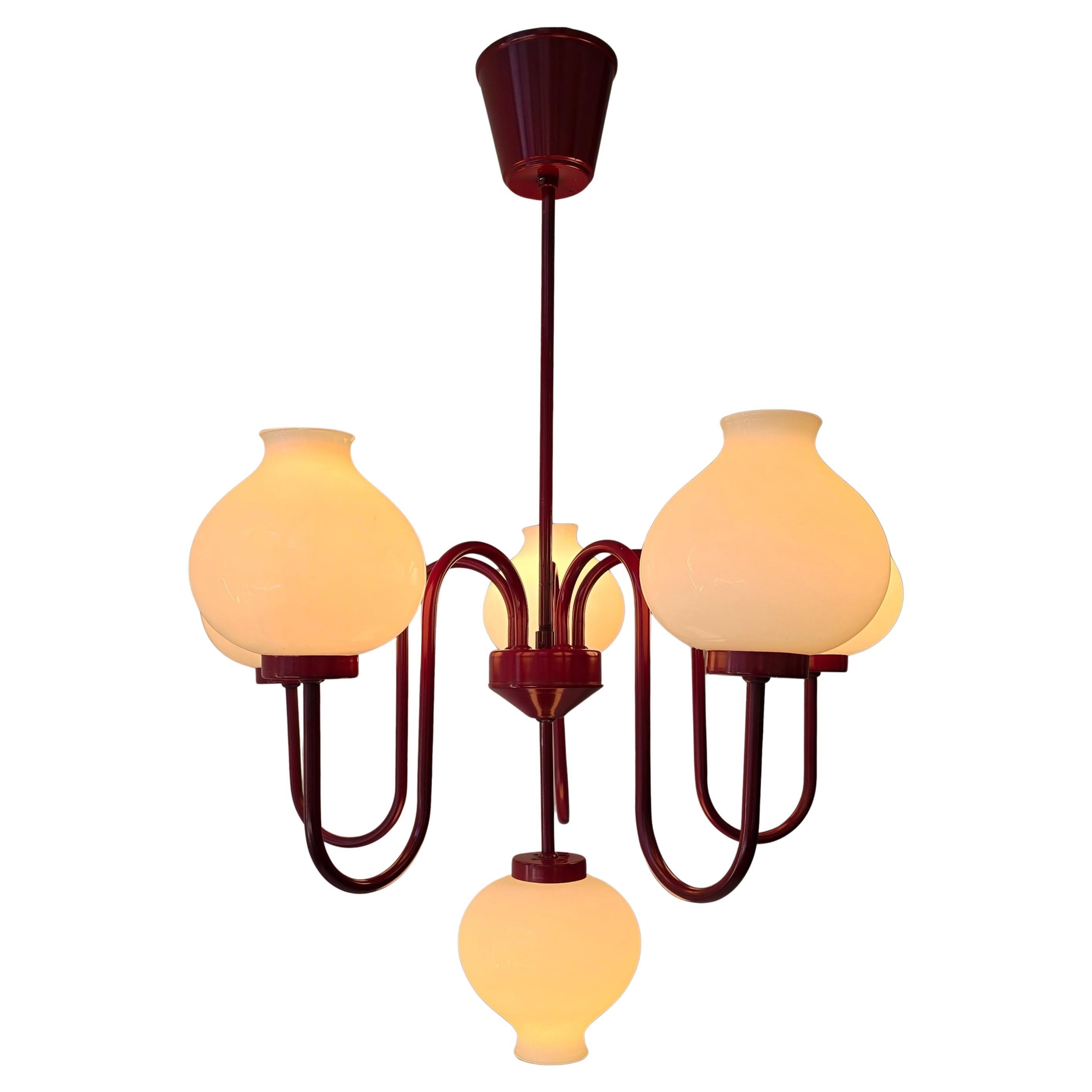 Danese Lampadario scandinavo degli anni '60, stile Louis Poulsen in vendita