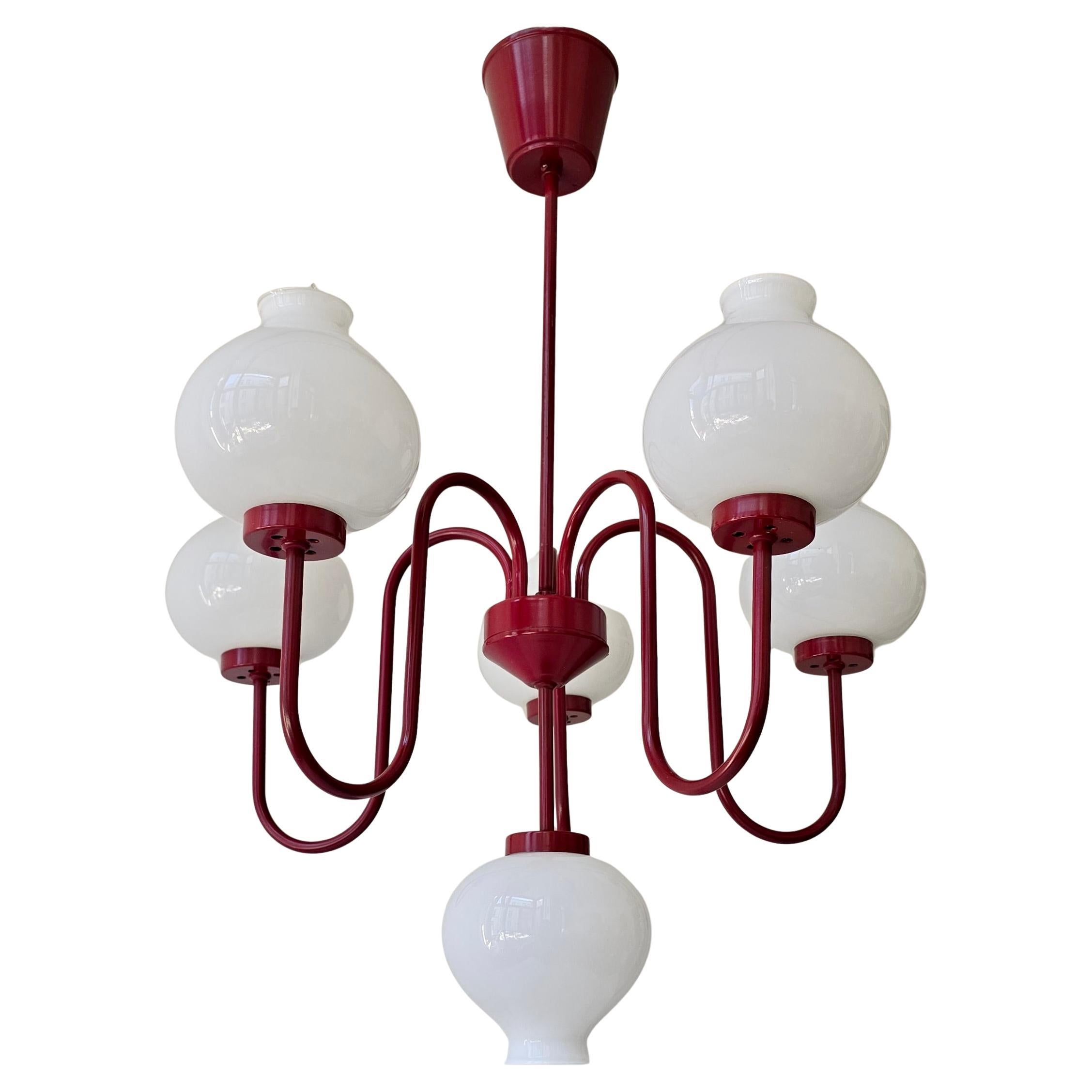 Lampadario scandinavo degli anni '60, stile Louis Poulsen in vendita