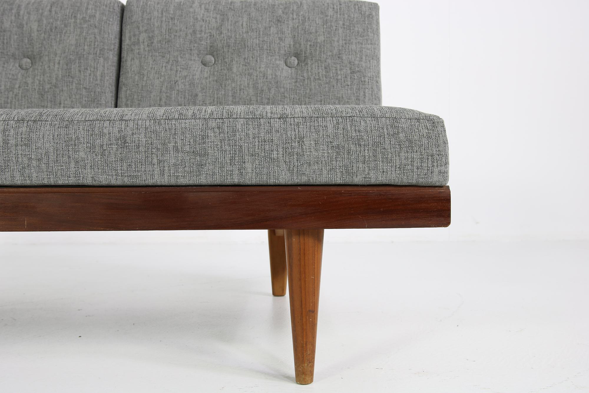 Daybed scandinavo anni '60, Svane Mobler, Teak e Beeche, Divano Mid Century Mobler In condizioni buone a Hamminkeln, DE