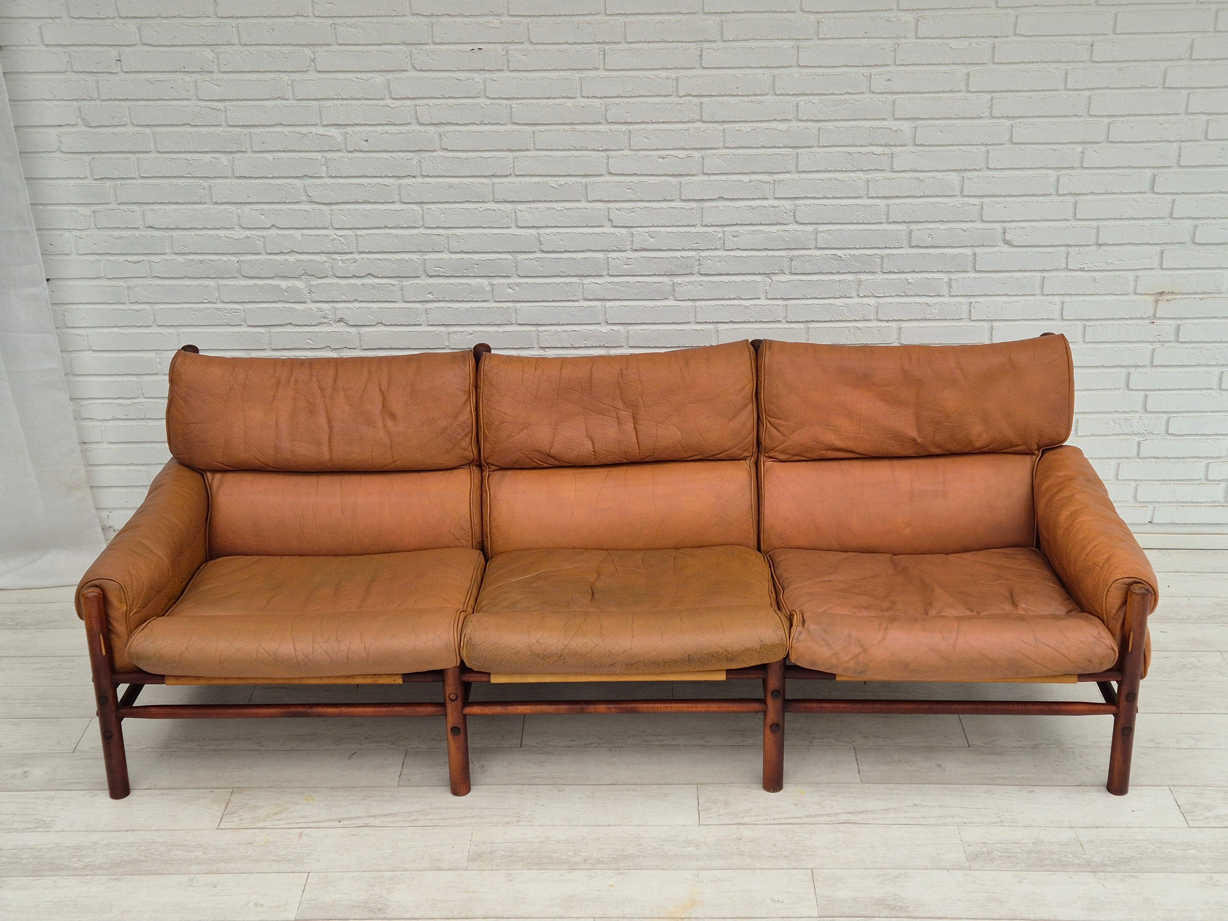 Mid-20th Century 1960s, Scandinavian design by Arne Norell, sofa, model 