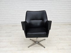 1960s, scandinavian design, swivel chair, original condition, artificial leather
