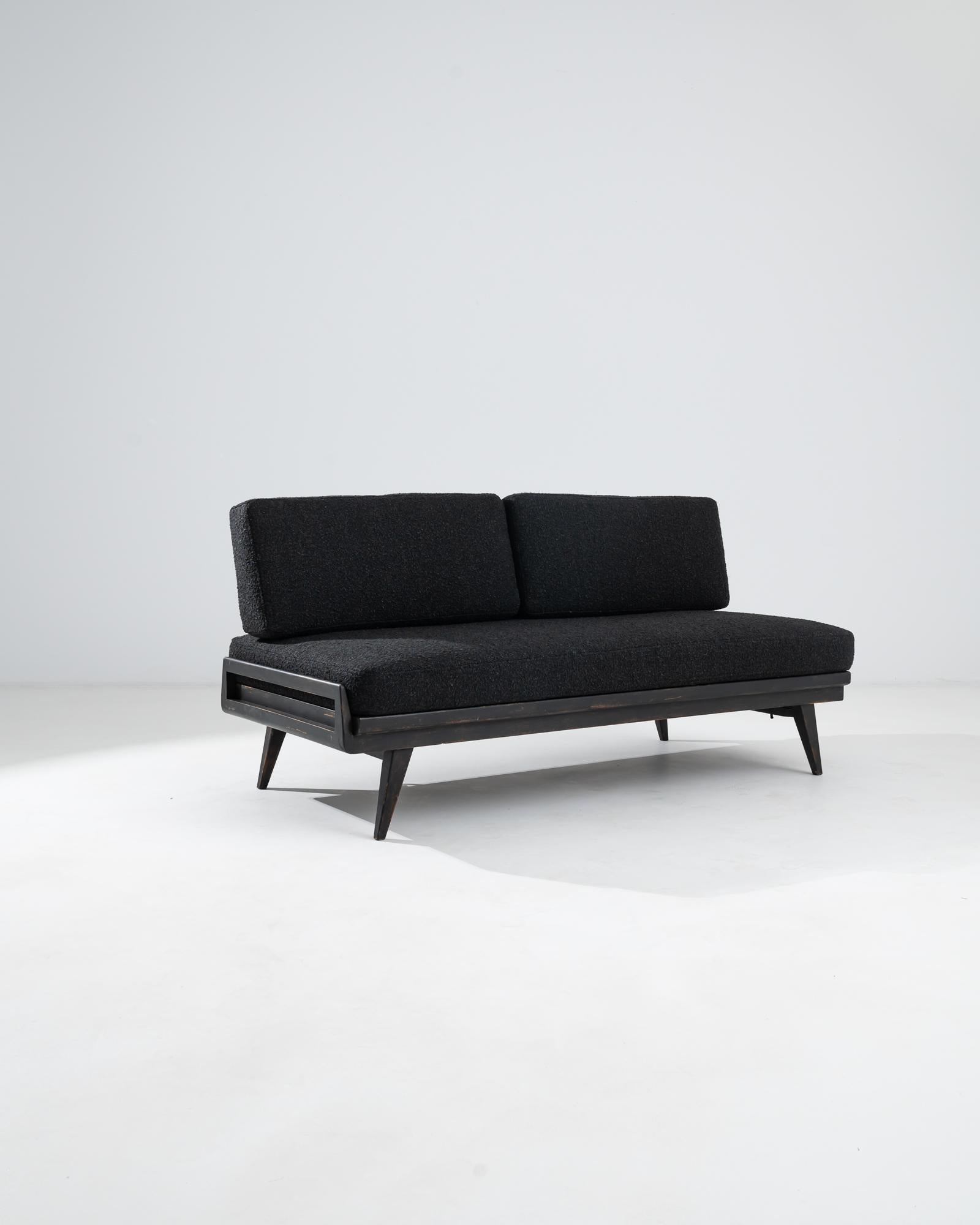 Mid-Century Modern 1960s Scandinavian Folding Sofa Bed