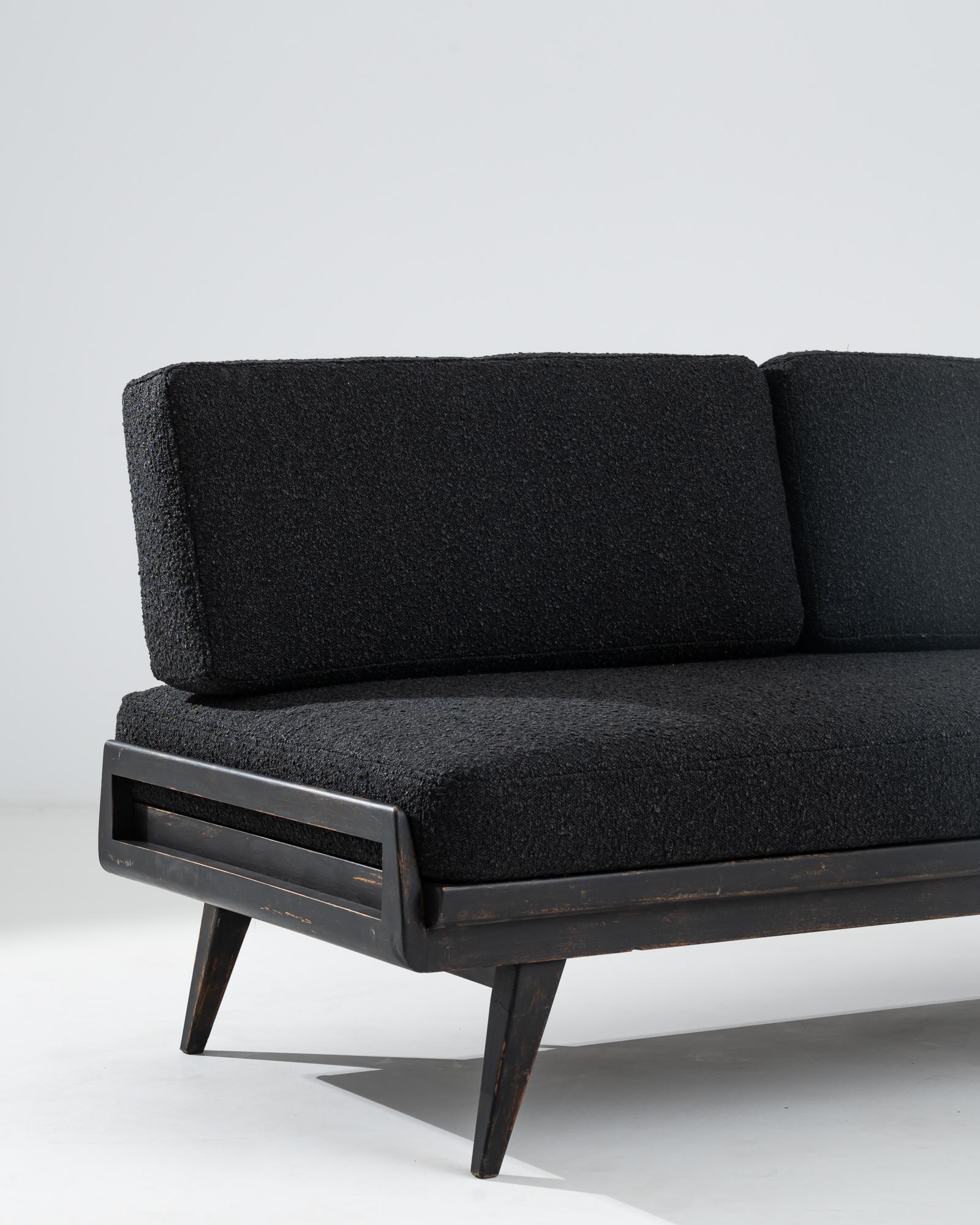 Mid-20th Century 1960s Scandinavian Folding Sofa Bed